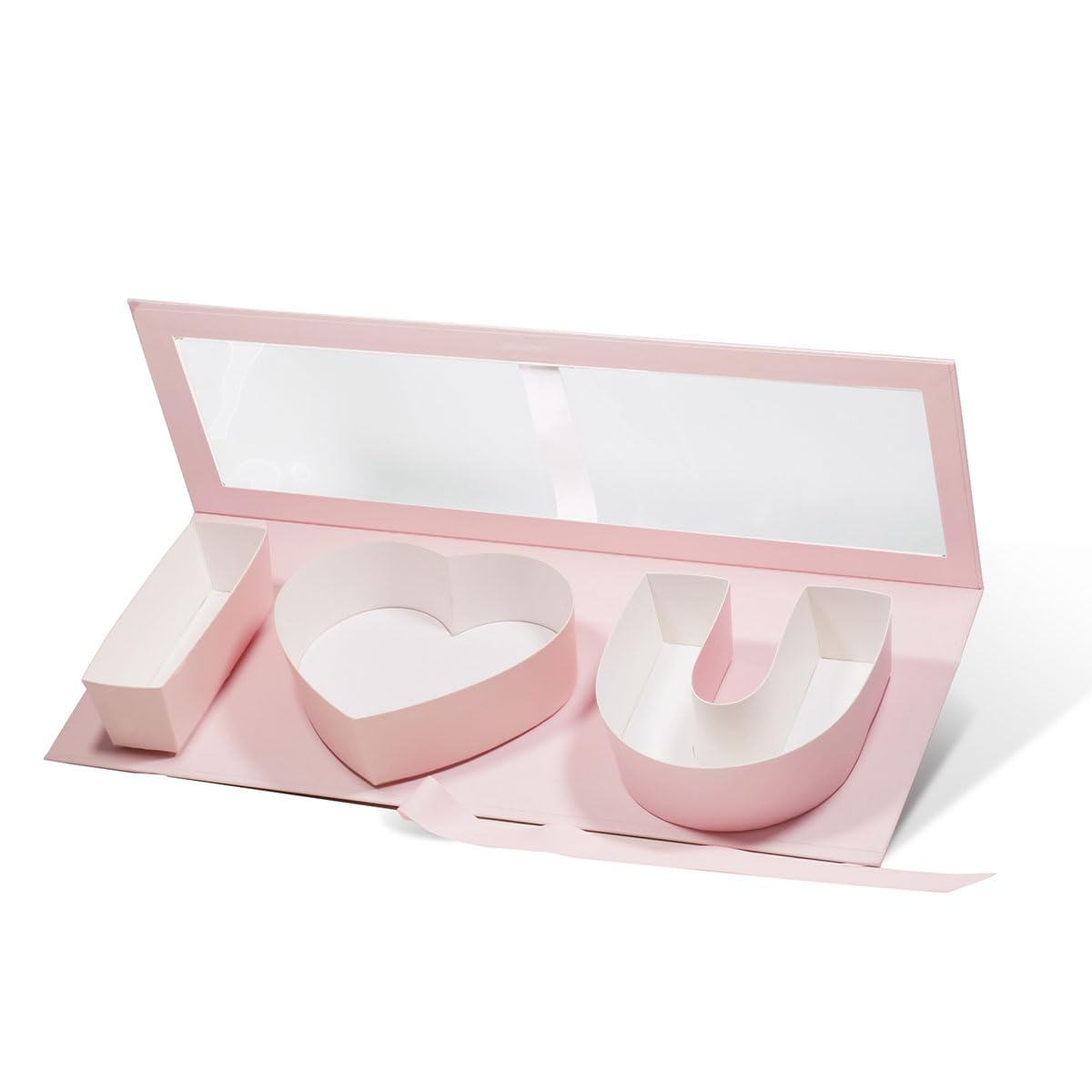 Amazon.com: Geoto 6 Pack 17.3 x 6 x 2 inches Pink/Red/White Color